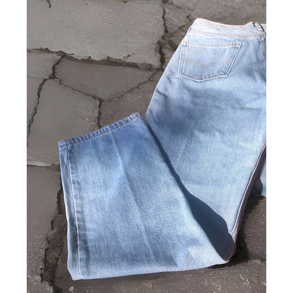 Levi's 550 Men's Jeans 34 x 34 Y2K Regular Fit Straight‎ Leg Light Blue Denim - Picture 8 of 10